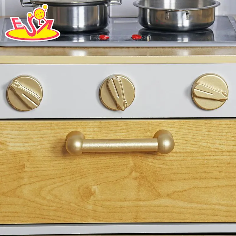 Neues Design Macaron niedliches hölzernes Spielküchenspielzeug für Kinder W10C582